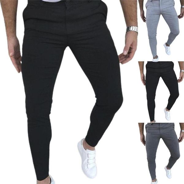 men's pants skinny slim fit stretch simple fashion solid color casual pockets trousers, Black
men's pants skinny slim fit stretch simple fashion solid color casual pockets trousers, Black