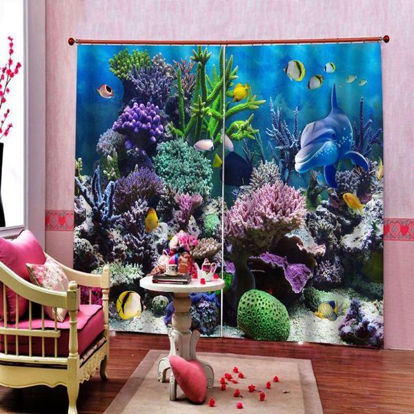 curtain & drapes custom all size undersea world dolphin coral window for kids bedroom children's room blackout sets
curtain & drapes custom all size undersea world dolphin coral window for kids bedroom children's room blackout sets