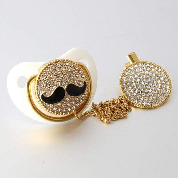 pacifiers# mustache bling pacifier with chain beaded white luxury clip set elegant rhinestone
pacifiers# mustache bling pacifier with chain beaded white luxury clip set elegant rhinestone