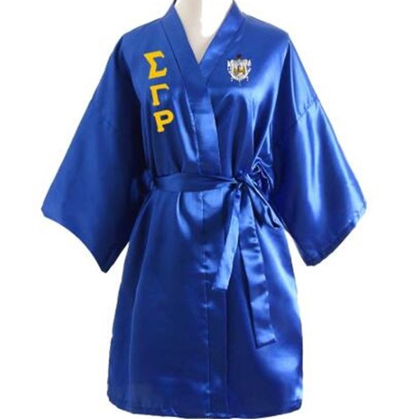 sorority fraternity loose sigma gamma rho silk bathrobe lace satin sgr clothes robe 210901, Blue;gray
sorority fraternity loose sigma gamma rho silk bathrobe lace satin sgr clothes robe 210901, Blue;gray