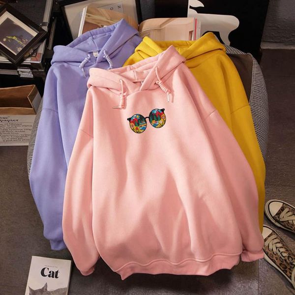 women's hoodies & sweatshirts korean streetwear pullover hip hop long sleeves loose cool glasses printing plus size cute harajuku, Black
women's hoodies & sweatshirts korean streetwear pullover hip hop long sleeves loose cool glasses printing plus size cute harajuku, Black