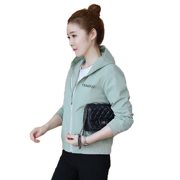 women's jackets 2021 large size long-sleeved slim hooded wild short jacket baseball uniform spring autumn coat casual female b179, Black;brown
women's jackets 2021 large size long-sleeved slim hooded wild short jacket baseball uniform spring autumn coat casual female b179, Black;brown
