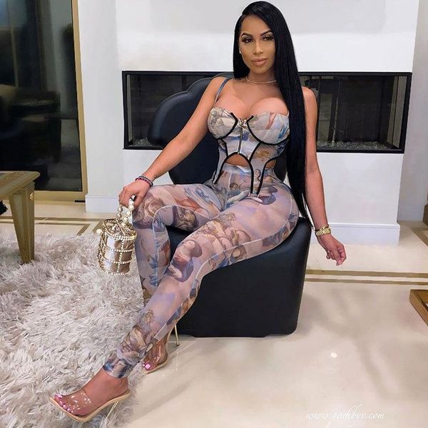 summer fashion classical hollow angel print zippered chest support design sling trousers two-piece suit women's two piece pants, White
summer fashion classical hollow angel print zippered chest support design sling trousers two-piece suit women's two piece pants, White