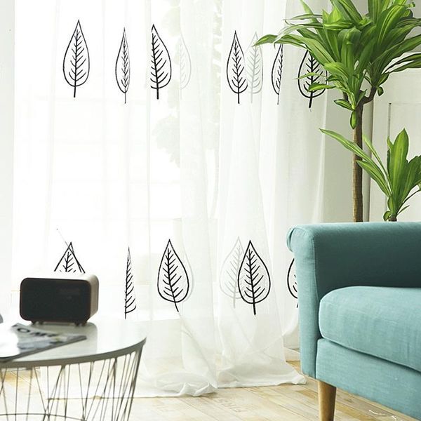 curtain & drapes modern embroidery leaf tulle sheer treatments curtains for living room yarn bedroom fabric finished
curtain & drapes modern embroidery leaf tulle sheer treatments curtains for living room yarn bedroom fabric finished