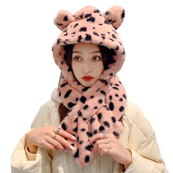 beanie/skull caps women winter thicken plush warm earflap hat cute bear ears windproof beanie leopard print skullies, Blue;gray
beanie/skull caps women winter thicken plush warm earflap hat cute bear ears windproof beanie leopard print skullies, Blue;gray