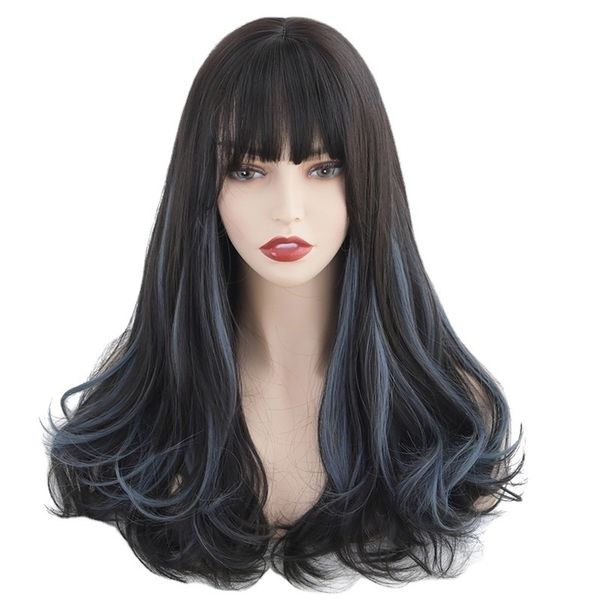 pick wig women's natural dyeing large wave long curly hair full headgear wig, Black
pick wig women's natural dyeing large wave long curly hair full headgear wig, Black