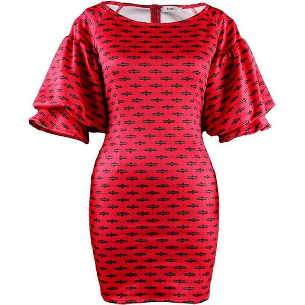 red printed bodycon sheath dress for women big lantern sleeve slim fit short elegant african party date night birthday fall 210527, Black;gray
red printed bodycon sheath dress for women big lantern sleeve slim fit short elegant african party date night birthday fall 210527, Black;gray