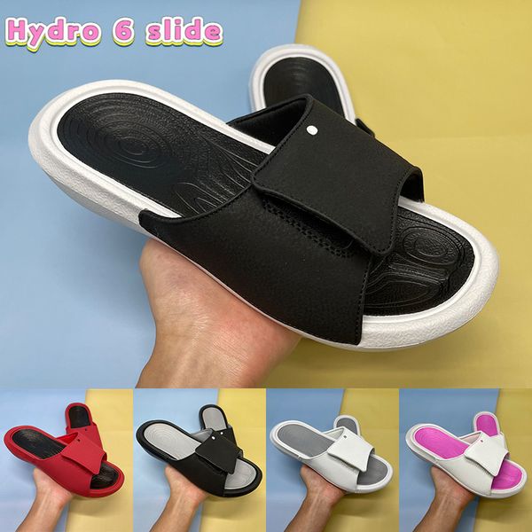 fashion hydro 6 slide slippers shoes sandals black metallic gold gym red white cool grey pink men women slides with box
fashion hydro 6 slide slippers shoes sandals black metallic gold gym red white cool grey pink men women slides with box