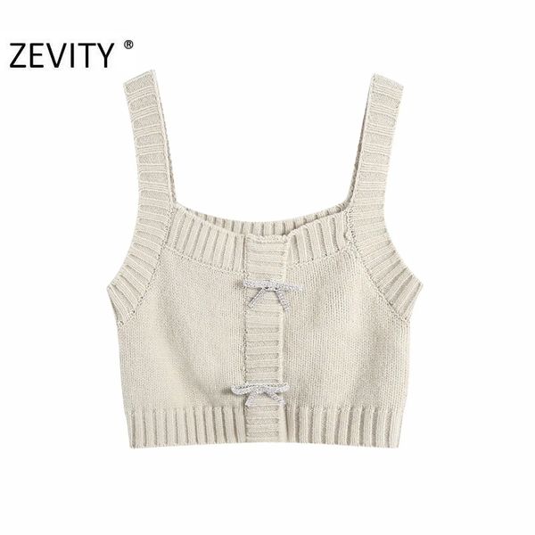 zevity women fashion faux diamond bow decoration knitted sling sweater female spaghetti strap short vest chic crop s469 210419, White
zevity women fashion faux diamond bow decoration knitted sling sweater female spaghetti strap short vest chic crop s469 210419, White