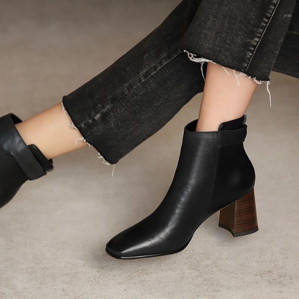 boots women's ankle natural leather shoes plus size autumn and winter short plush warm british sqare toe casual1, Black
boots women's ankle natural leather shoes plus size autumn and winter short plush warm british sqare toe casual1, Black