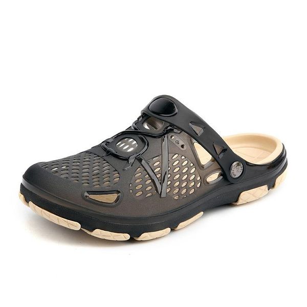 sandals men summer flip flops slippers hollow outdoor beach casual shoes male breathable jelly quick-drying water, Black
sandals men summer flip flops slippers hollow outdoor beach casual shoes male breathable jelly quick-drying water, Black