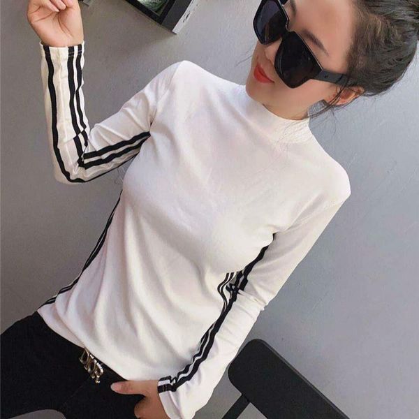 women's t-shirt stretchy women autumn t-shirts spring cotton pullovers female white woman black
women's t-shirt stretchy women autumn t-shirts spring cotton pullovers female white woman black
