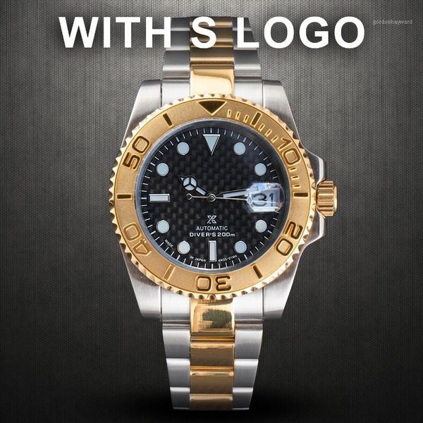 wristwatches 40mm mechanical watches oyster bezel watch automatic stainless steel sapphire glass carbon fibre style magnifier date mod gold, Slivery;brown
wristwatches 40mm mechanical watches oyster bezel watch automatic stainless steel sapphire glass carbon fibre style magnifier date mod gold, Slivery;brown