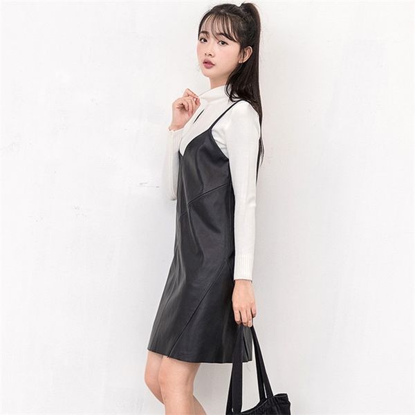 2021 spring summer women elegant sundress vintage spaghetti strap retro pu dresses ladies mini faux leather sling vestidos, Black;gray
2021 spring summer women elegant sundress vintage spaghetti strap retro pu dresses ladies mini faux leather sling vestidos, Black;gray