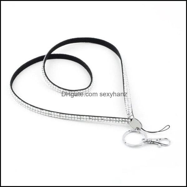 chains necklaces & pendants jewelry bling lanyard crystal rhinestone necklace with claw clasp id badge holder for cell phone straps charms 9, Silver
chains necklaces & pendants jewelry bling lanyard crystal rhinestone necklace with claw clasp id badge holder for cell phone straps charms 9, Silver