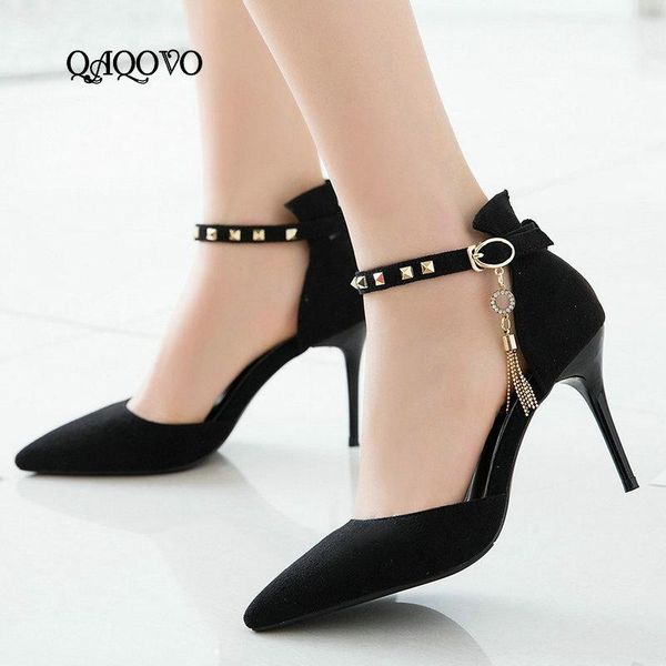 dress shoes summer women high heels sandals fashion pointed thin heel ladies buckle drees party female black pink beige
dress shoes summer women high heels sandals fashion pointed thin heel ladies buckle drees party female black pink beige