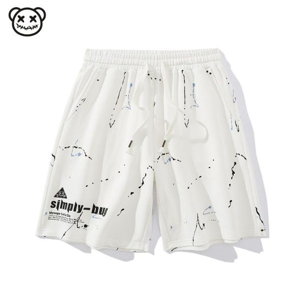 men's shorts gonthwid sweatpants harajuku graffiti ink print baggy short sweat pants streetwear hip hop casual summer fashion trousers, White;black
men's shorts gonthwid sweatpants harajuku graffiti ink print baggy short sweat pants streetwear hip hop casual summer fashion trousers, White;black