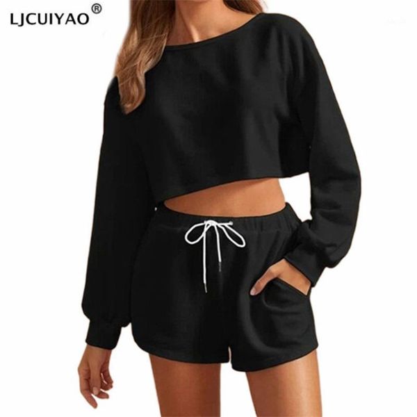 women's tracksuits ljcuiyao casual women tracksuit two piece set oversize sweatshirts and shorts sportswear outfit solid summer autumn, Gray
women's tracksuits ljcuiyao casual women tracksuit two piece set oversize sweatshirts and shorts sportswear outfit solid summer autumn, Gray