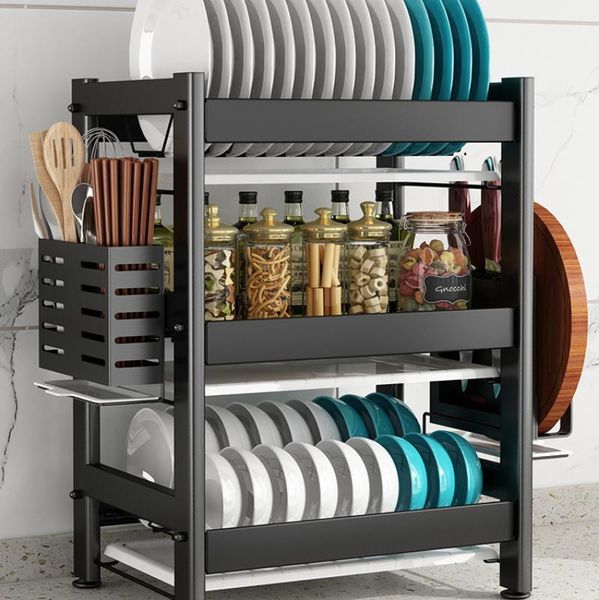 kitchen rack stainless steel household bowls and dishes draining tableware storage countercupboard plate bottles & jars
kitchen rack stainless steel household bowls and dishes draining tableware storage countercupboard plate bottles & jars