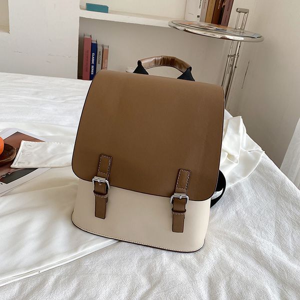 womens backpack 2021 new fashion simple backpack korean style color matching high sense bag western style mori style schoolbag
womens backpack 2021 new fashion simple backpack korean style color matching high sense bag western style mori style schoolbag