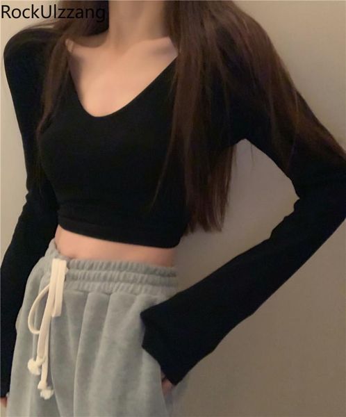 women's t-shirt simple casual solid black gray white v neck cotton slim women crop t shirt cute aesthetic bandage classic tee
women's t-shirt simple casual solid black gray white v neck cotton slim women crop t shirt cute aesthetic bandage classic tee
