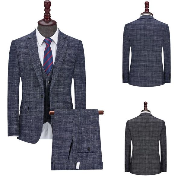 men's suits & blazers fashion high-quality suit three-piece slim fit work, White;black
men's suits & blazers fashion high-quality suit three-piece slim fit work, White;black