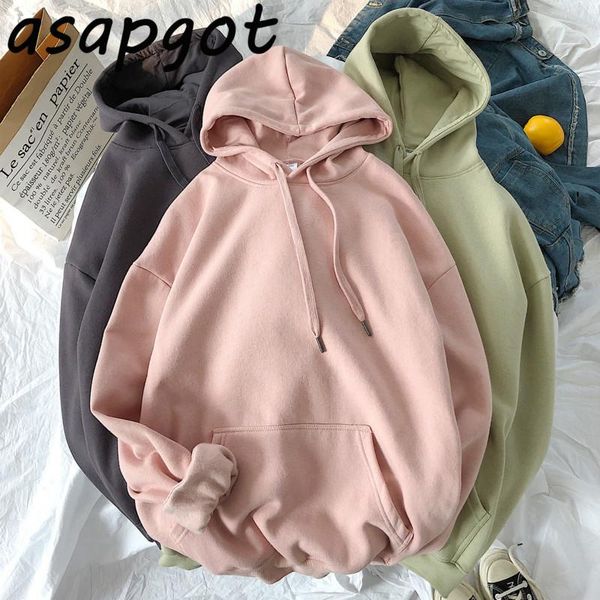 women's hoodies & sweatshirts woman's solid 13 colors korean hooded female 2021 cotton thicken warm lady autumn fashion plus size, Black
women's hoodies & sweatshirts woman's solid 13 colors korean hooded female 2021 cotton thicken warm lady autumn fashion plus size, Black