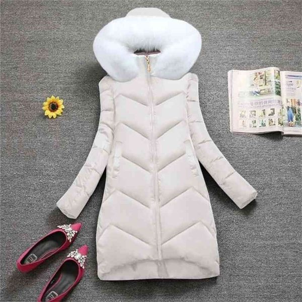 white women's jackets parkas female coat winter warm hooded jacket women big fur collar down jacket 210925, Black
white women's jackets parkas female coat winter warm hooded jacket women big fur collar down jacket 210925, Black