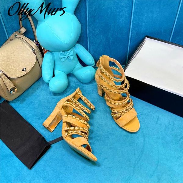 dress shoes ollymurs summer ladies sandals round toe metal chain decoration high heel fashion party, Black
dress shoes ollymurs summer ladies sandals round toe metal chain decoration high heel fashion party, Black