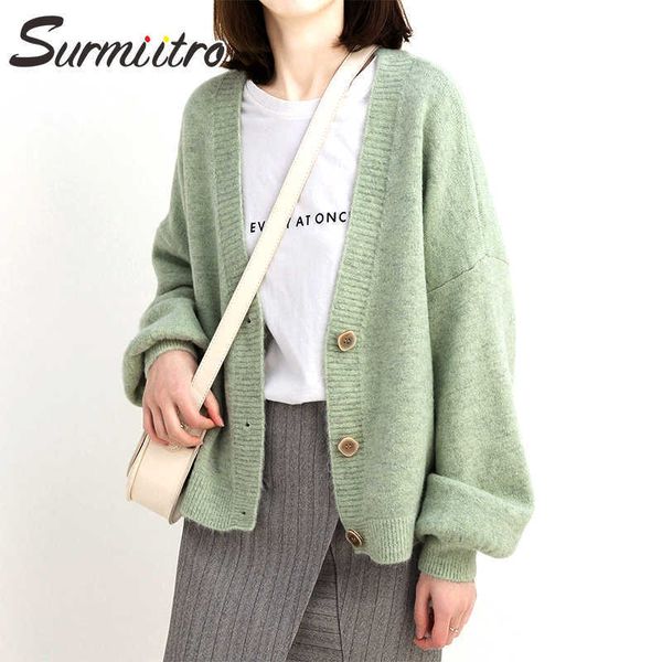 surmiitro women cardigan autumn winter single breasted v neck loose knit cardigan female korean style sweater jacket coat 210712, White;black
surmiitro women cardigan autumn winter single breasted v neck loose knit cardigan female korean style sweater jacket coat 210712, White;black