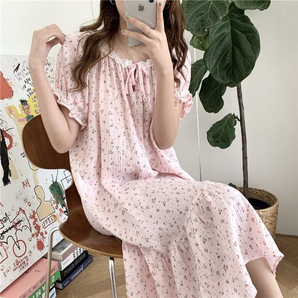 casual dresses romance florals sweet gentle summer 2021 printed all match short sleeves homerwear loose night pajamas 3a2h, Black;gray
casual dresses romance florals sweet gentle summer 2021 printed all match short sleeves homerwear loose night pajamas 3a2h, Black;gray