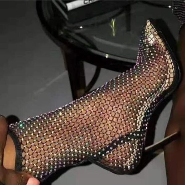 white black bling sequins diamond crystal clear pvc pointed toe heel strap mid-calf stiletto heels short boots woman
white black bling sequins diamond crystal clear pvc pointed toe heel strap mid-calf stiletto heels short boots woman