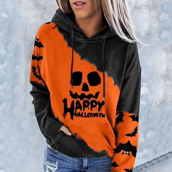 women's hoodies & sweatshirts color matching women's halloween printing long-sleeved hooded sweatshirt casual pullover sudaderas c, Black
women's hoodies & sweatshirts color matching women's halloween printing long-sleeved hooded sweatshirt casual pullover sudaderas c, Black