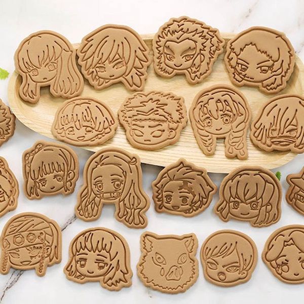 baking moulds 1 pcs 16 styles anime demon slayer 3d stamp cookie mold diy decorating pastry cutter fondant tool
baking moulds 1 pcs 16 styles anime demon slayer 3d stamp cookie mold diy decorating pastry cutter fondant tool