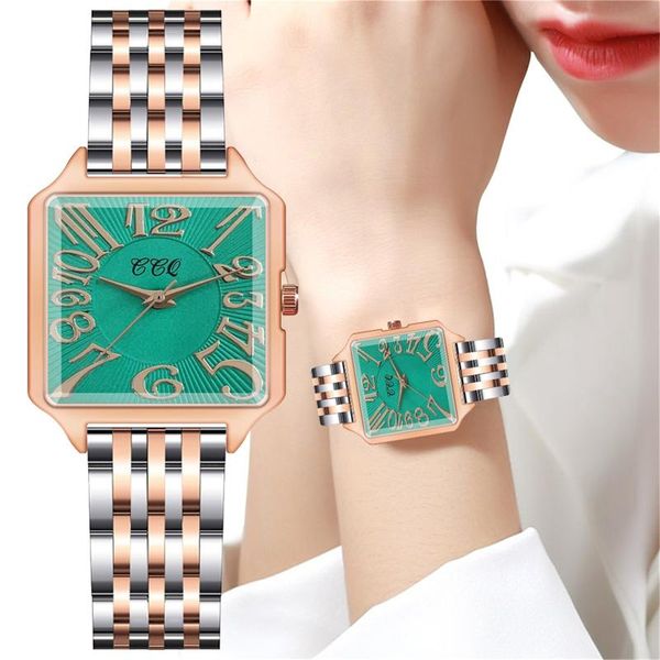 wristwatches women fashion stainless steel belt strap elegant square business clock quartz rectangle watch zegarek damski wristwatch#35, Slivery;brown
wristwatches women fashion stainless steel belt strap elegant square business clock quartz rectangle watch zegarek damski wristwatch#35, Slivery;brown