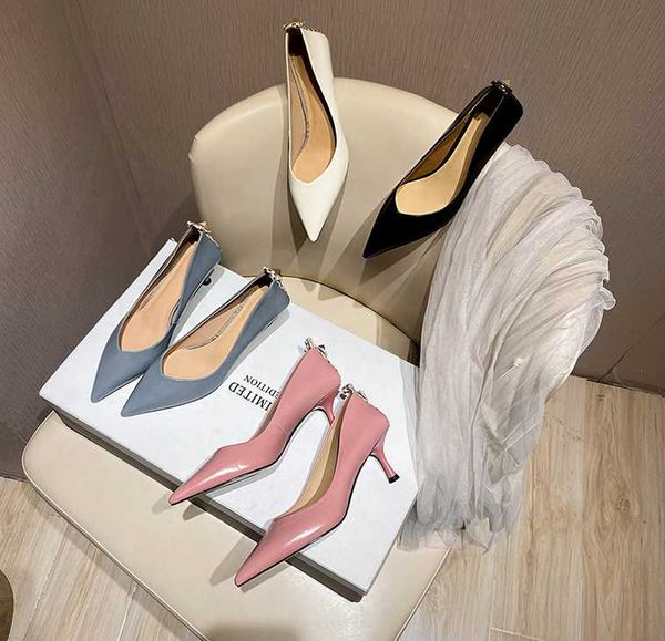 women genuine leather thick heel shoes toe workplace work cow patent sandals, Black
women genuine leather thick heel shoes toe workplace work cow patent sandals, Black