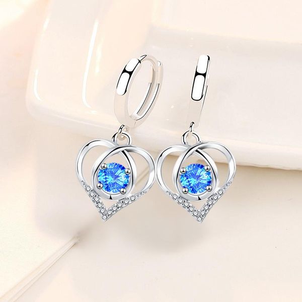 hoop & huggie kofsac fashion earrings for women party shiny zircon love heart earring jewelry silver color lady wedding accessories gifts, Golden;silver
hoop & huggie kofsac fashion earrings for women party shiny zircon love heart earring jewelry silver color lady wedding accessories gifts, Golden;silver
