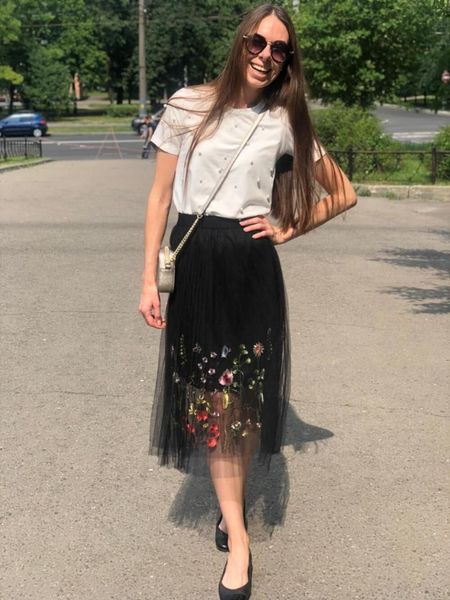 skirts ladies sweet embroidery feather black white women summer princess tulle ballet tutu skirt
skirts ladies sweet embroidery feather black white women summer princess tulle ballet tutu skirt