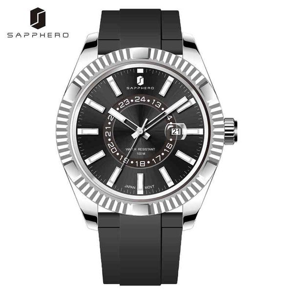 sapphero watches for mens quartz movement 100m waterproof stainless steel clock simple premium classic fashion male wrist watch, Silver
sapphero watches for mens quartz movement 100m waterproof stainless steel clock simple premium classic fashion male wrist watch, Silver