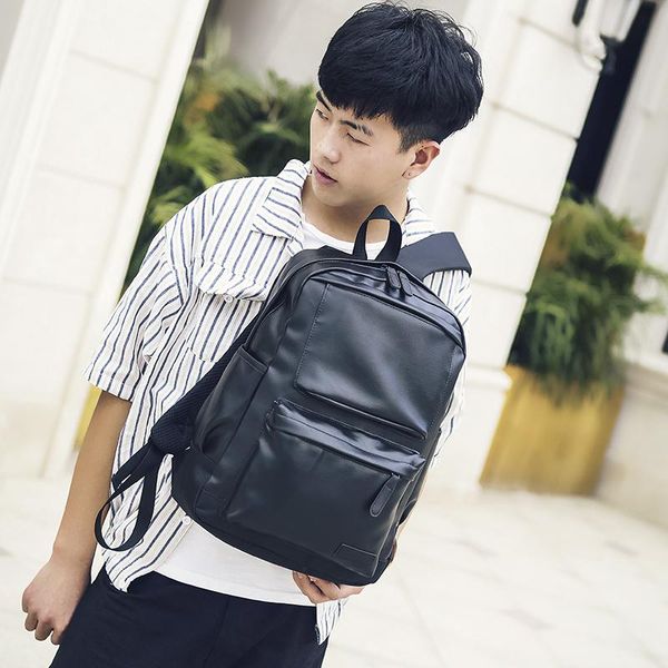 outdoor bags pu leather women backpack 15.6 inch lapwaterproof rucksack solid color school bag for teenage girls mochila mujer knapsack
outdoor bags pu leather women backpack 15.6 inch lapwaterproof rucksack solid color school bag for teenage girls mochila mujer knapsack