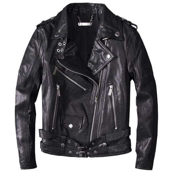 women's leather & faux women genuine jacket slim motorcycle sheep skin jackets, Black
women's leather & faux women genuine jacket slim motorcycle sheep skin jackets, Black