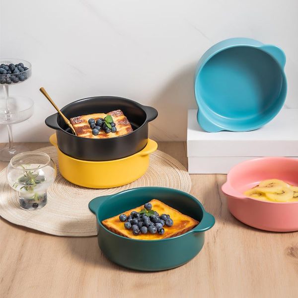 dishes & plates ceramic round two-ear soup pot glazed baking tray home salad dish nordic cheese rice bowl deep plate
dishes & plates ceramic round two-ear soup pot glazed baking tray home salad dish nordic cheese rice bowl deep plate