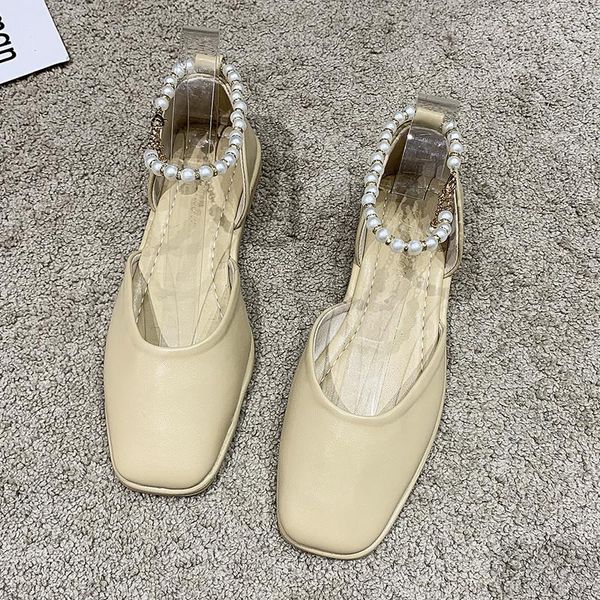 sandals elegant fashion women's shoes 2021 soft low-heeled pearl decoration summer dress, Black
sandals elegant fashion women's shoes 2021 soft low-heeled pearl decoration summer dress, Black