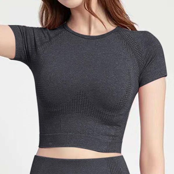 solid color seamless running shirt women fitness short sleeve crop workout gym clothes sportswear 2021 t-shirts women's t-shirt, White
solid color seamless running shirt women fitness short sleeve crop workout gym clothes sportswear 2021 t-shirts women's t-shirt, White