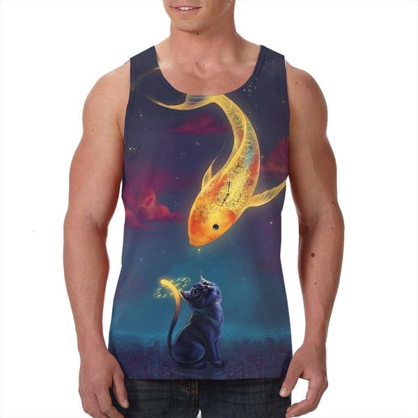 funny cat gym tank men fitness clothing mens bodybuilding summer for male sleeveless vest shirts, White;black
funny cat gym tank men fitness clothing mens bodybuilding summer for male sleeveless vest shirts, White;black