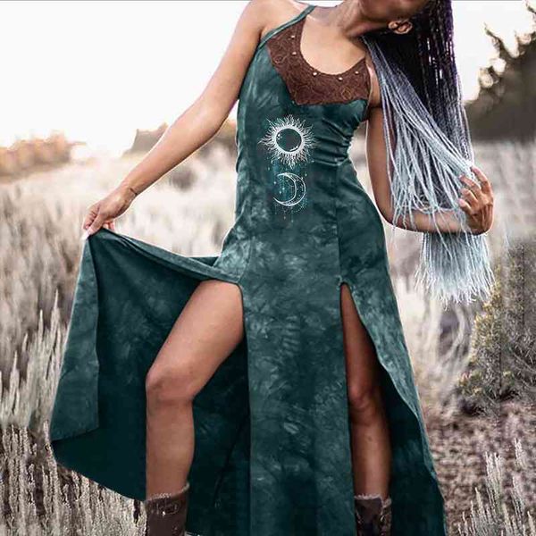 ethnic style womens summer retro long dresses stylish dyeing lace print women split dresses slip dress gothic medieval cosplay, Black;gray
ethnic style womens summer retro long dresses stylish dyeing lace print women split dresses slip dress gothic medieval cosplay, Black;gray