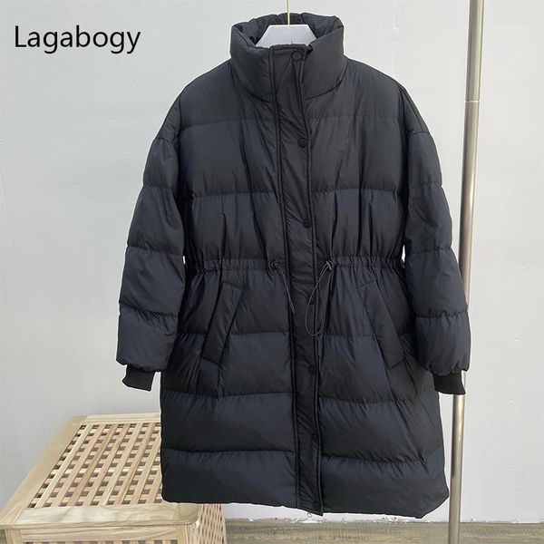 women's down & parkas lagabogy 2021 winter women 90% white duck jacket female stand collar thick warm ladies loose zipper snow puffer c, Black
women's down & parkas lagabogy 2021 winter women 90% white duck jacket female stand collar thick warm ladies loose zipper snow puffer c, Black