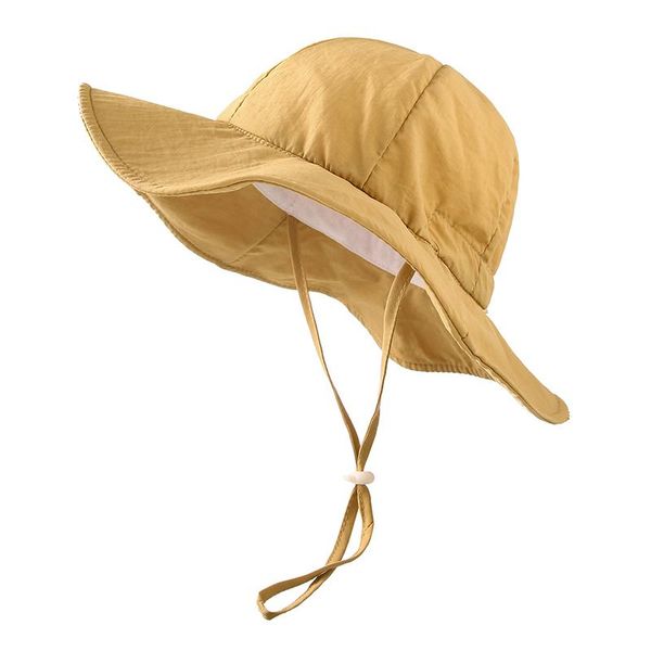 caps & hats kids sun hat baby toddler 50+ upf protective wide brim bucket polyester children casual, Yellow
caps & hats kids sun hat baby toddler 50+ upf protective wide brim bucket polyester children casual, Yellow