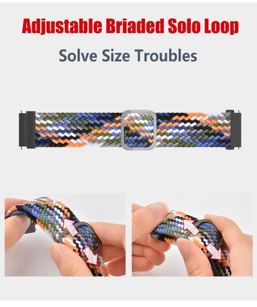 watch bands 20mm/22mm strap for samsung galaxy 3/active 2/46mm/42mm/gear s3 adjustable braided solo loop huawei gt/2/2e/pro band, Black;brown
watch bands 20mm/22mm strap for samsung galaxy 3/active 2/46mm/42mm/gear s3 adjustable braided solo loop huawei gt/2/2e/pro band, Black;brown
