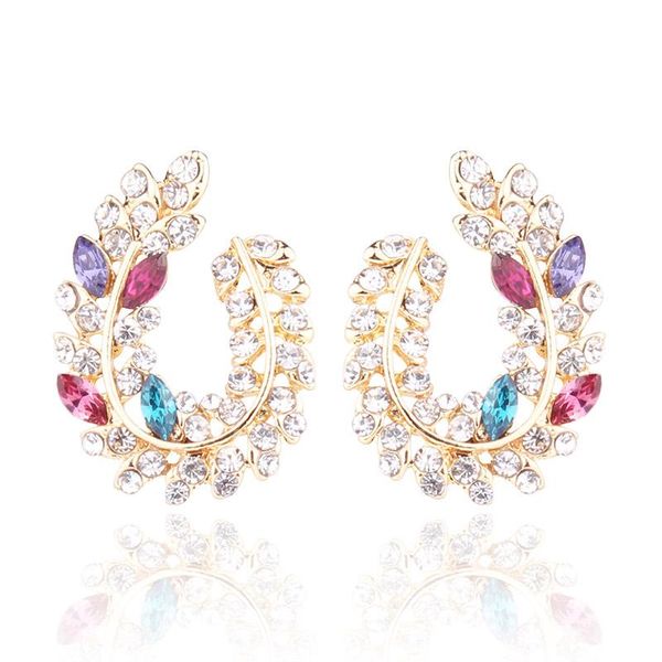 stud lubov bohemia handmade crystal acrylic leaf earring for women date gift wholesale jewerly, Golden;silver
stud lubov bohemia handmade crystal acrylic leaf earring for women date gift wholesale jewerly, Golden;silver